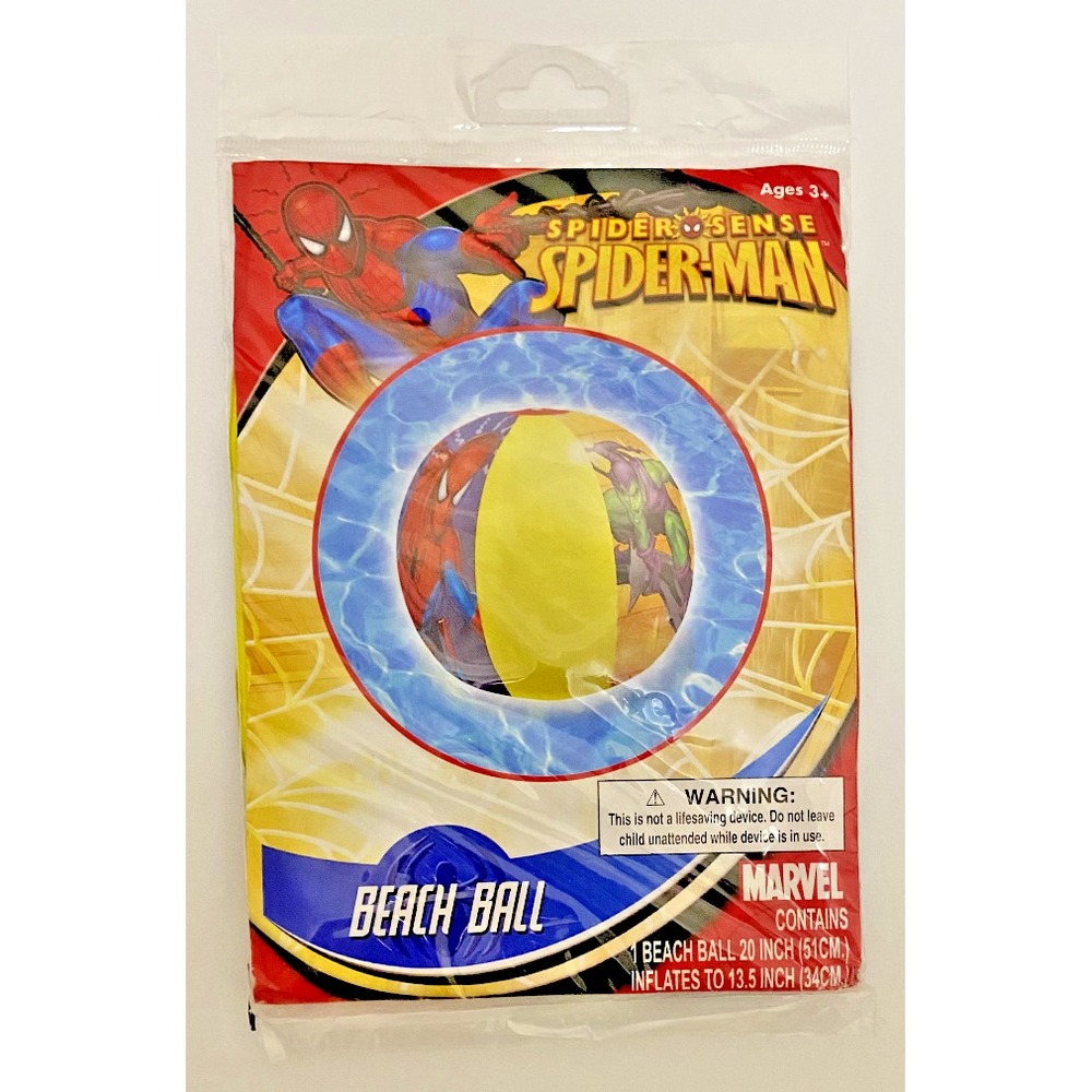 SPIDER-MAN Green Goblin Marvel‎ 2011 Inflatable 20 Inch Beach Ball